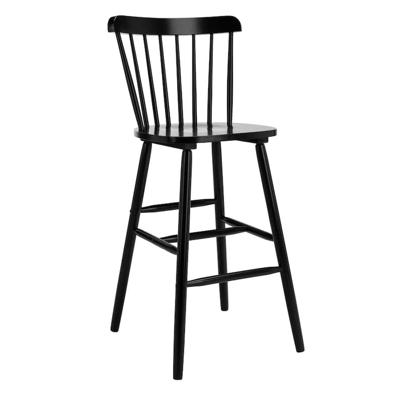 SAFAVIEH Aida 30-inch Spindle Farmhouse Bar Stool (Set of 2) - 19.9" x 19.8" x 38" - 20"W x 20"D x 43"H