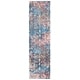 preview thumbnail 27 of 48, SAFAVIEH Vintage Distressed Boho Persian Bihter Oriental Polyester Rug with Fringe 2'2" x 10' Runner - Turquoise/Multi - Runner