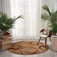 preview thumbnail 18 of 21, Nourison Somerset Abstract Swirl Area Rug 5'6" Round - Beige - Runner/Round