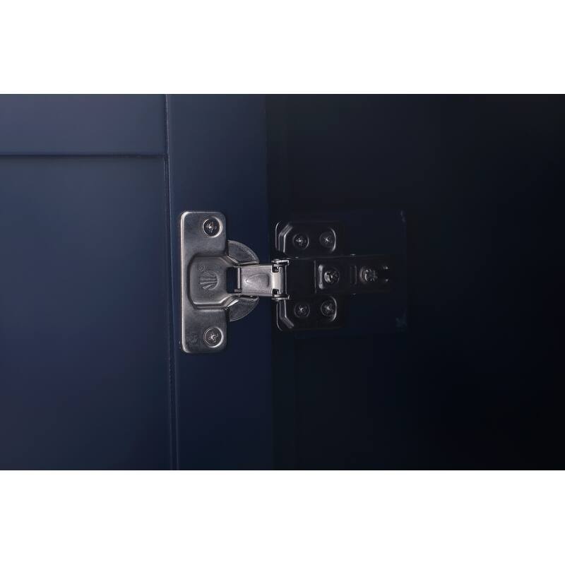 Indigo Home 16 Inch Bathroom Linen Storage Freestanding Cabinet