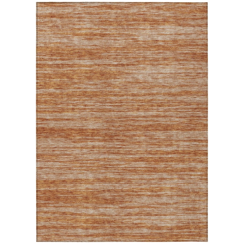 HomeRoots Abstract Modern Rectangle Outdoor Rug