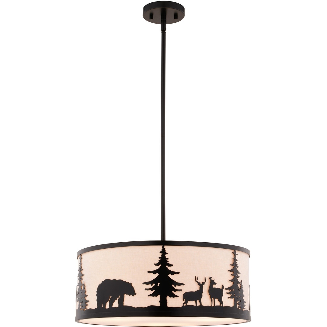 Vaxcel Lighting P0416 3 Light 18" Wide Suspension Pendant