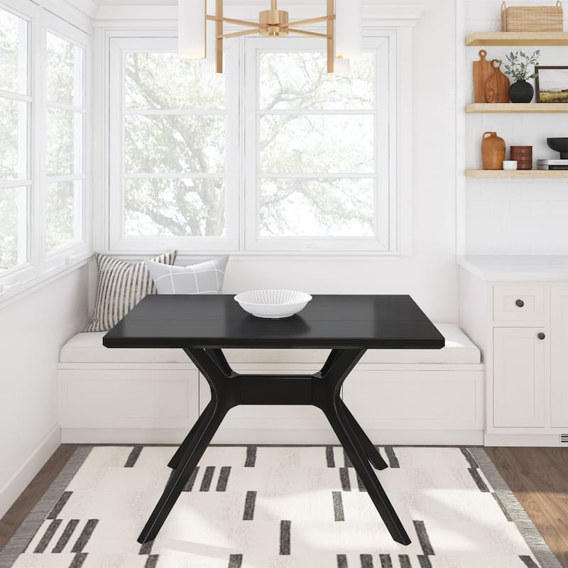Plank and Beam Verso Rectangular Solid Wood Dining Table - 48"