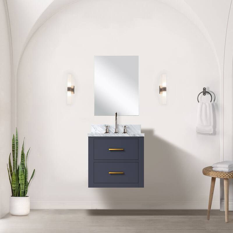 Castor Bath Vanity No Top, No Faucet, No Mirror