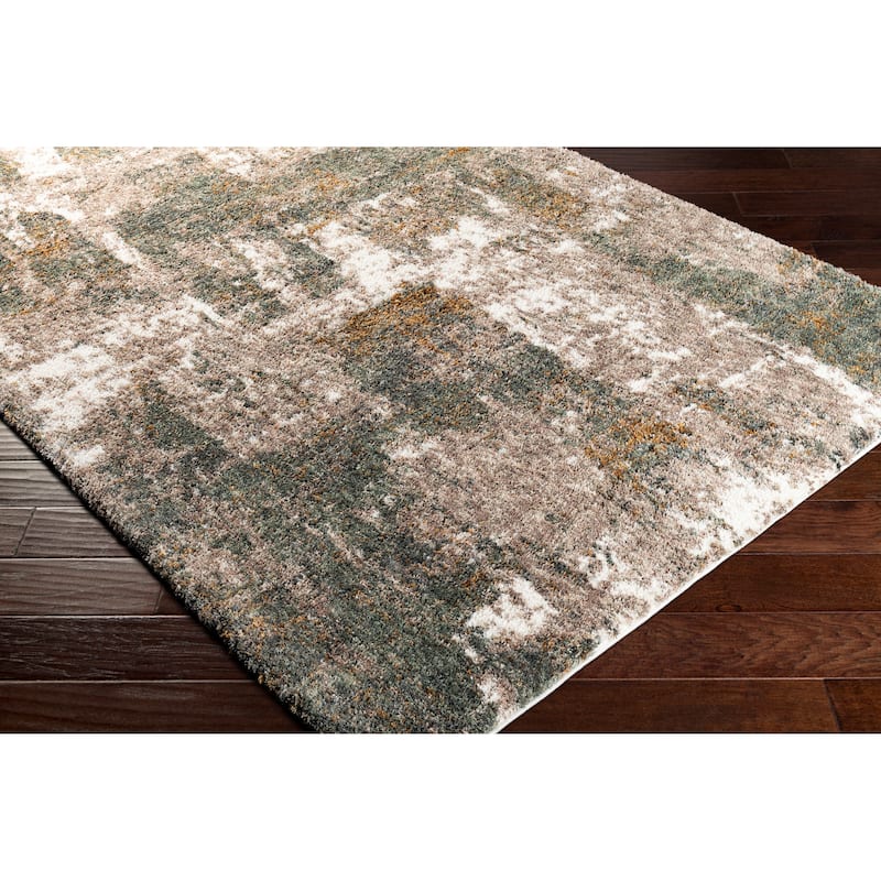 Artistic Weavers Alfie Abstract Colorblock Modern Shag Area Rug