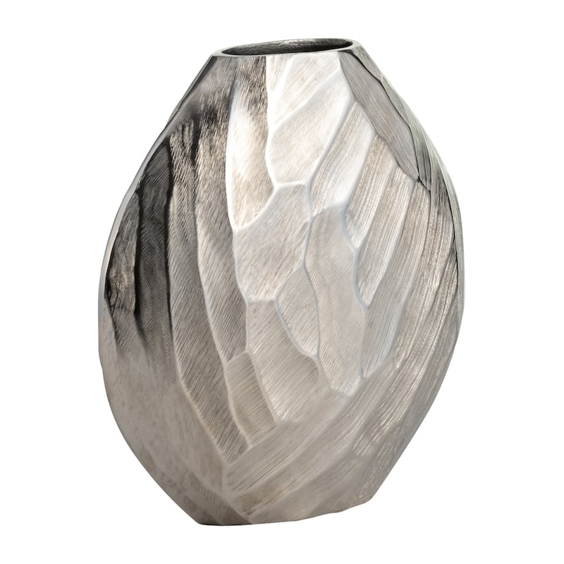 Sagebrook Home Contemporary Hammered Metal Vase