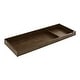 preview thumbnail 1 of 0, Dovetail 50" Wide Contemporary Changing Tray, Graphite Gray
