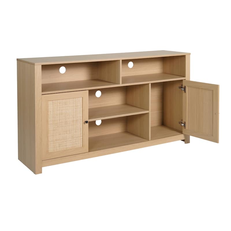 58" Sideboard with 2 Soft Close Doors and Adjustable Shelf - 58"W x 15.75"D x 32.25"H