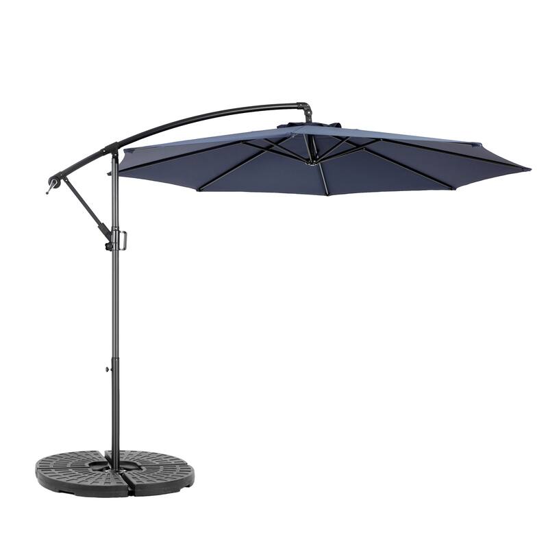 Topcraft 10ft Offset Hanging Market Patio Umbrella