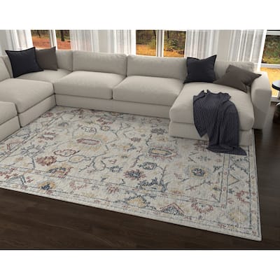 Copper Grove Rodan Hand-Tufted Floral Scroll Rug