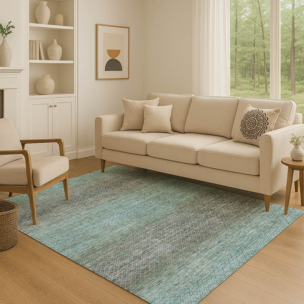 Premium Washable Super Soft Ombre Stripes Mayfield Rug