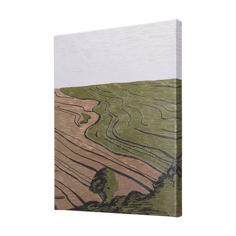 Farmland Spring II (35 x 28) Canvas Art Print