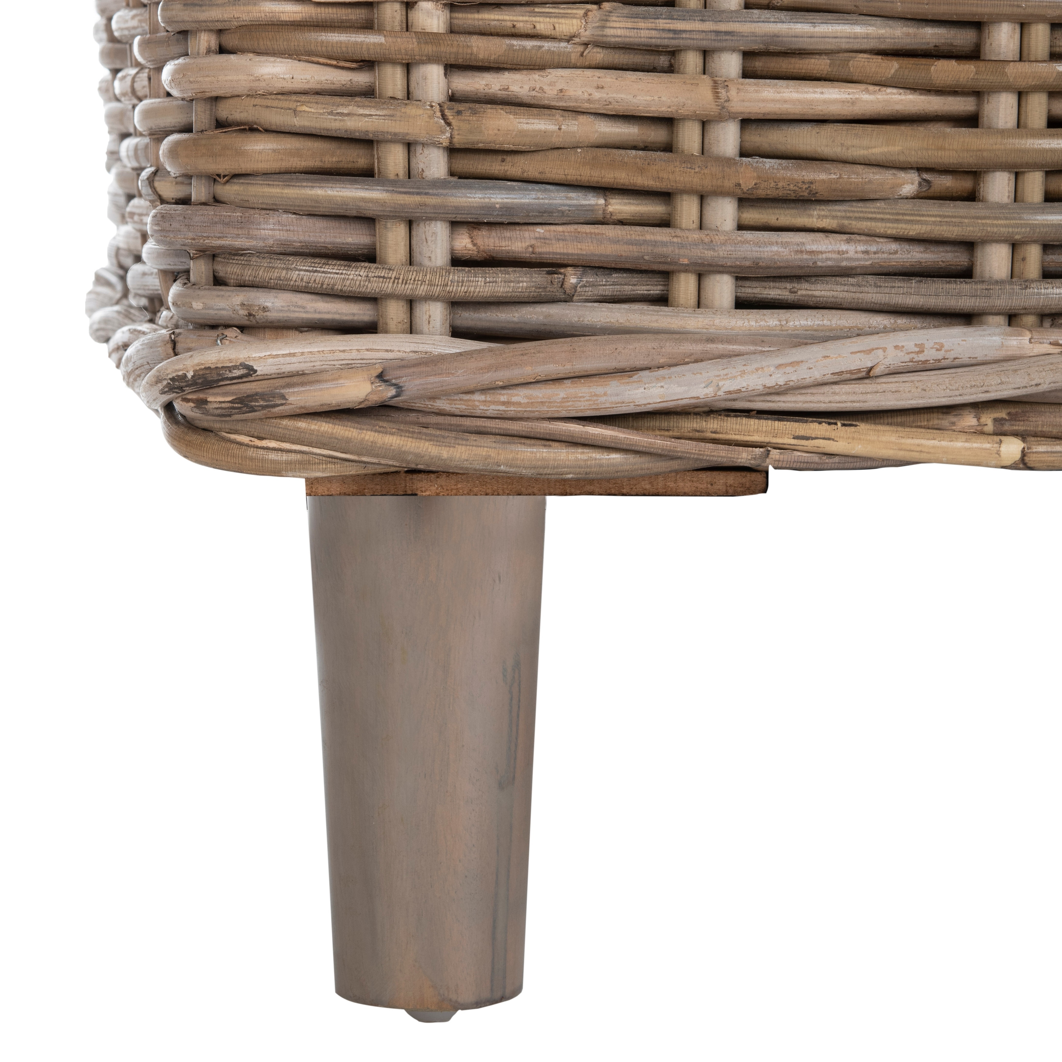 SAFAVIEH Omni Transitional Coastal Rattan Barrel Chair 29.1