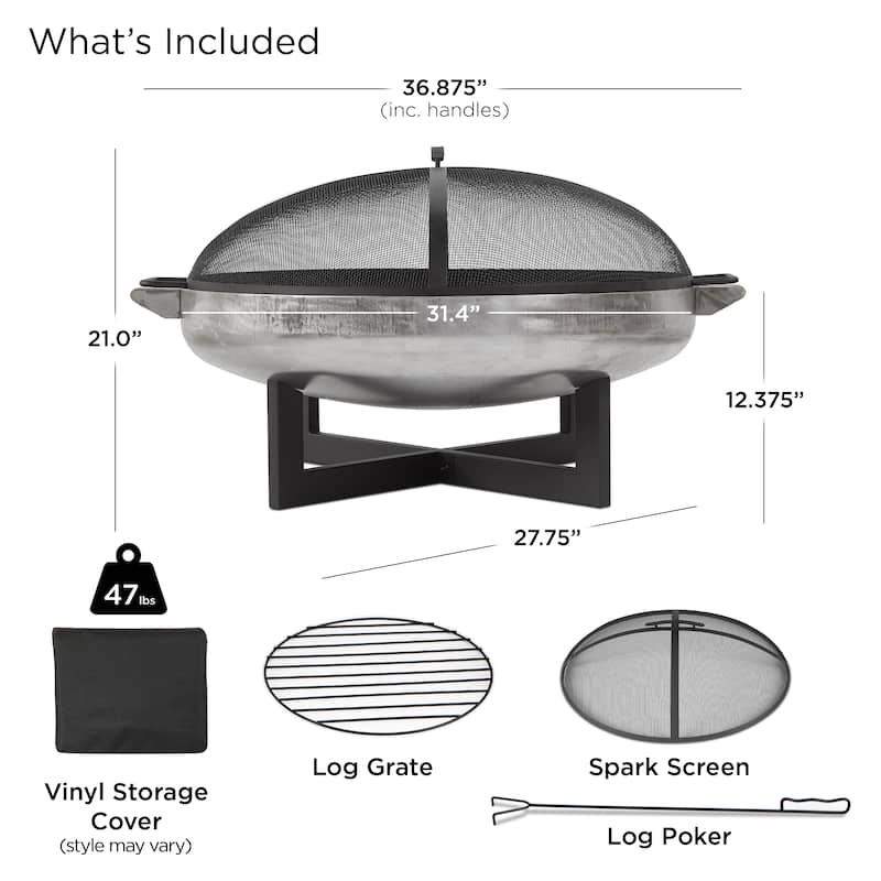 La Porte Wood Burning Fire Pit