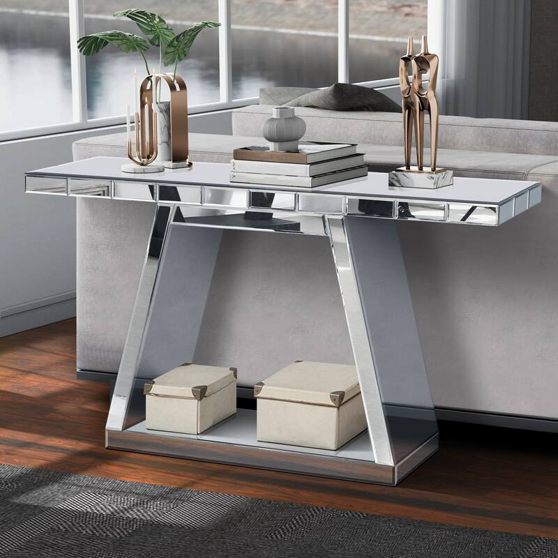 Mirror Entryway Table Console Table