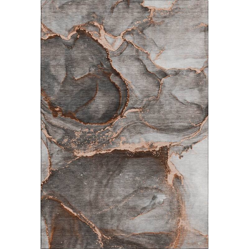 Premium Washable Super Contemporary Abstract Soft Mayfield Rug