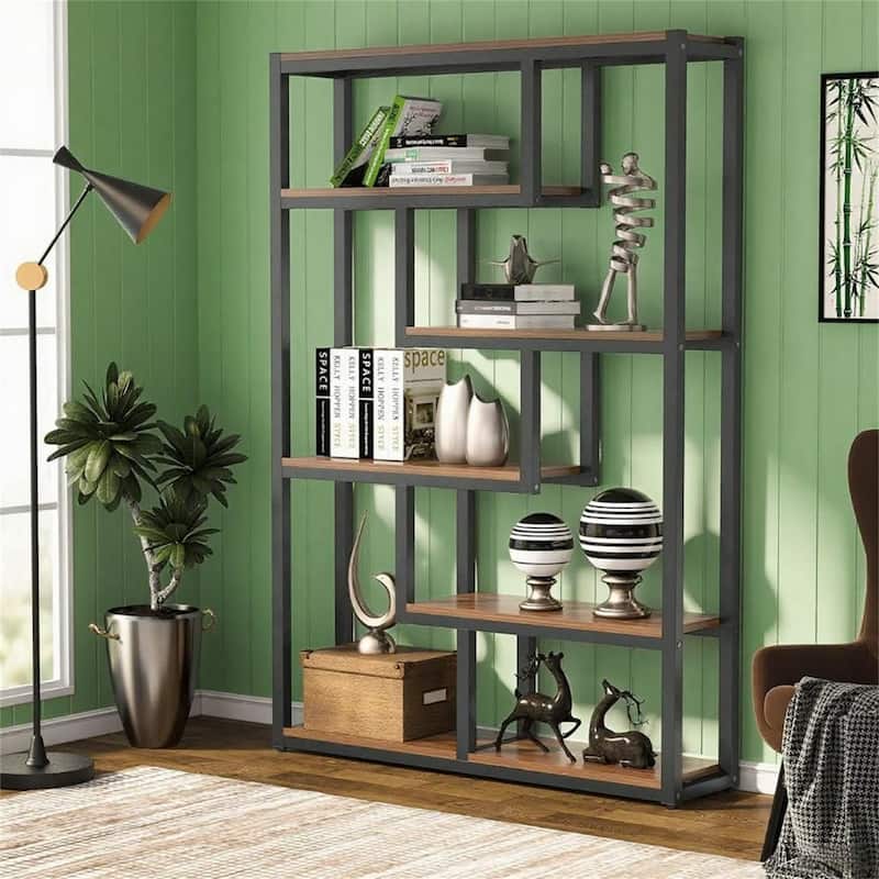 6 Tier Industrial Book Shelves