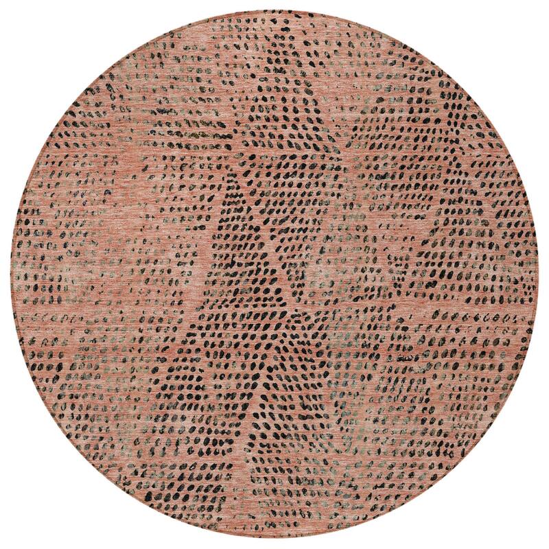 HomeRoots Geometric Transitional Rectangle Outdoor Rug
