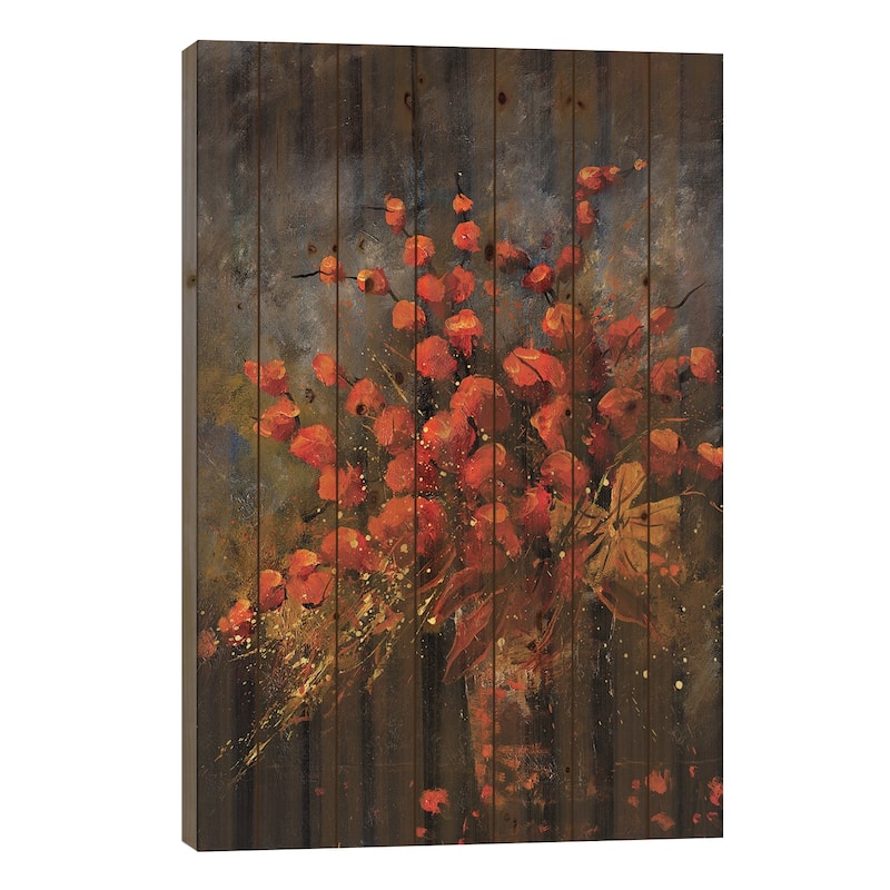 Autumnal still life Print On Wood by Pol Ledent - Multi-Color - 26x18x1.5