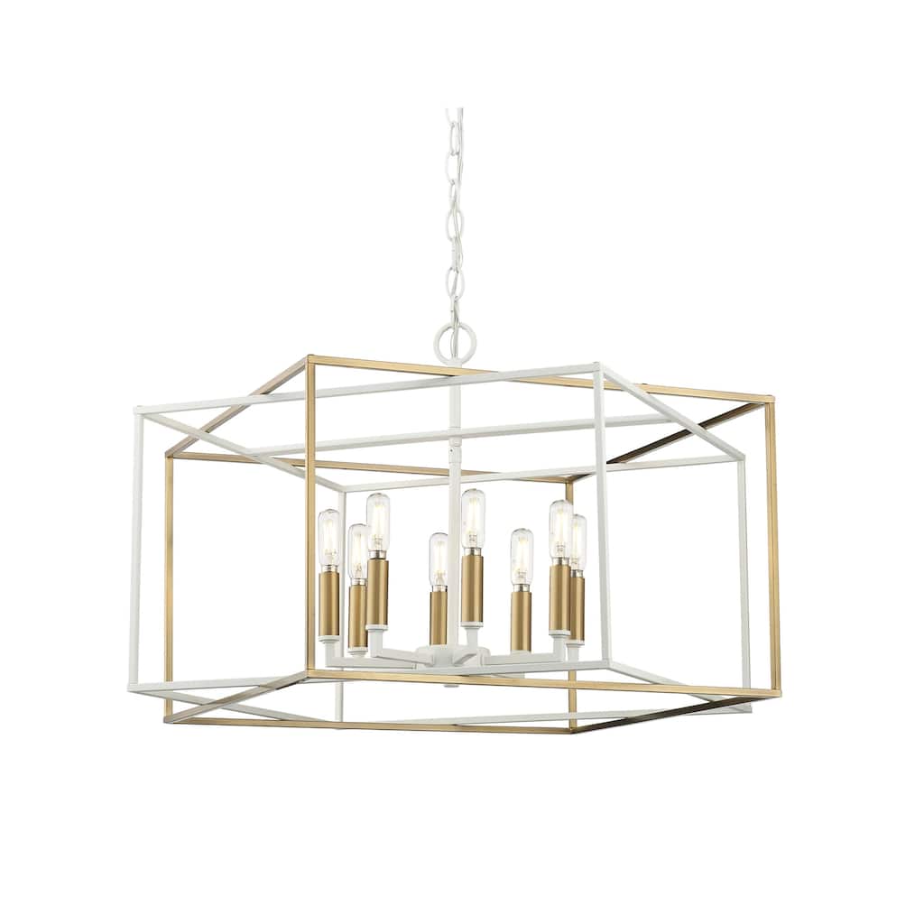 Millennium Lighting 22608 Lowe 8 Light 28" Wide Taper Candle Pendant