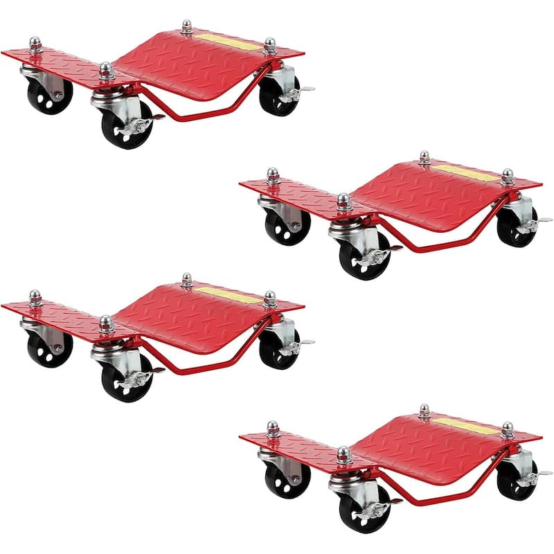Heavy Duty Vehicle Wheel Dollies for Moving Cars, Trucks, SUVs