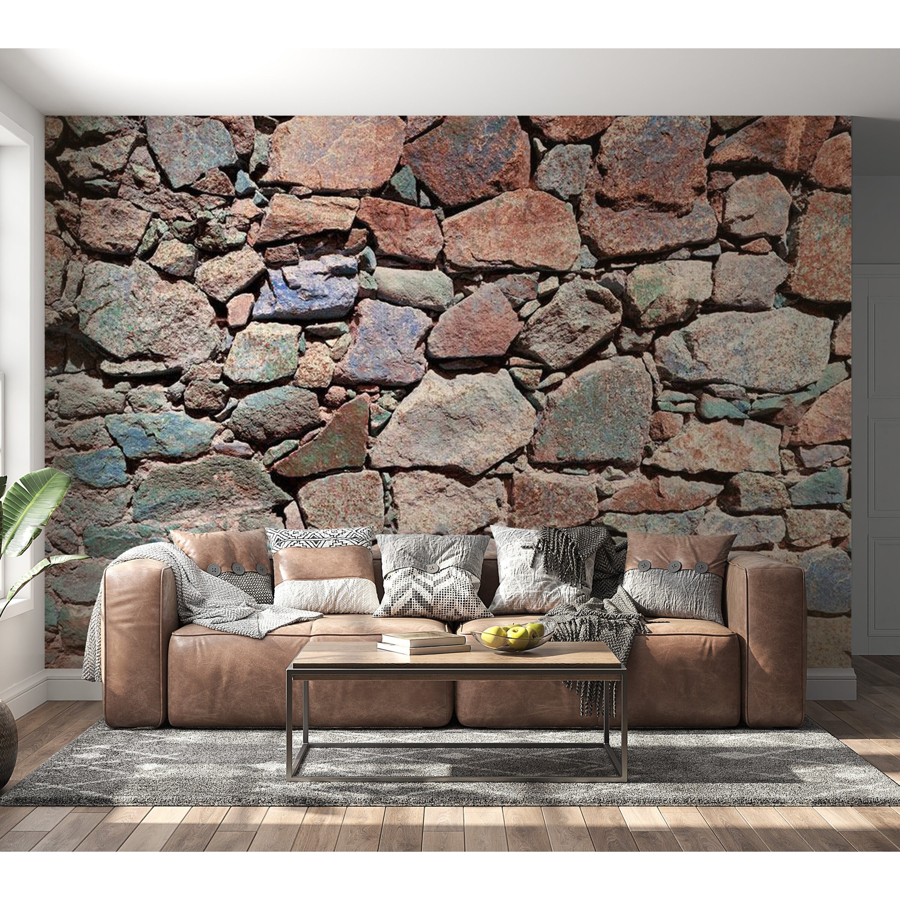 old castle wall wallpaper