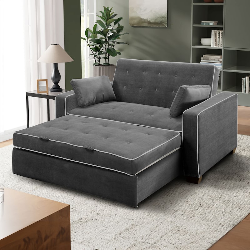 Serta Morrison Queen Convertible Loveseat
