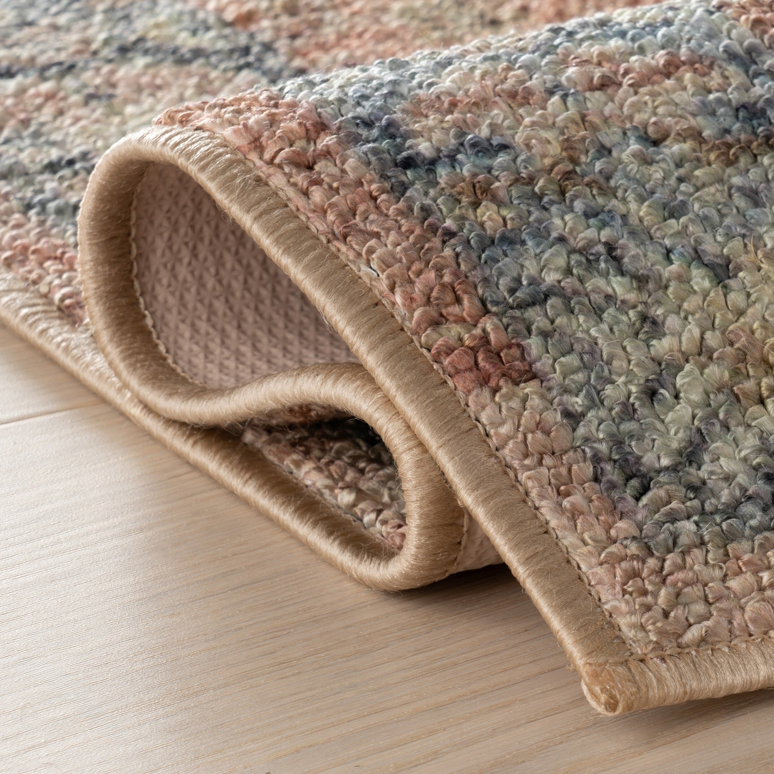 Nuloom Triselle Traditional Bordered Washable Area Rug - Overstock