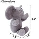 preview thumbnail 2 of 3, Dimple Baby Elephant Plush 2-Pack - Soft Stuffed Animal Toys for Newborns, Infants, and Toddlers, Ages 0 and Up
