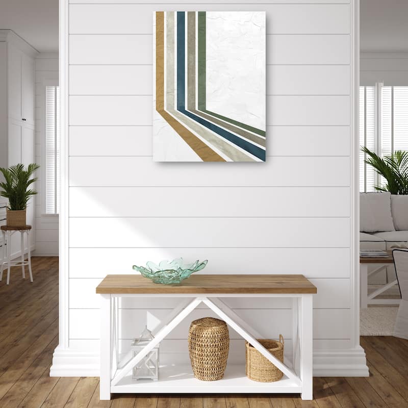 Mid Century Lines III By Studio Arts Canvas Art Print