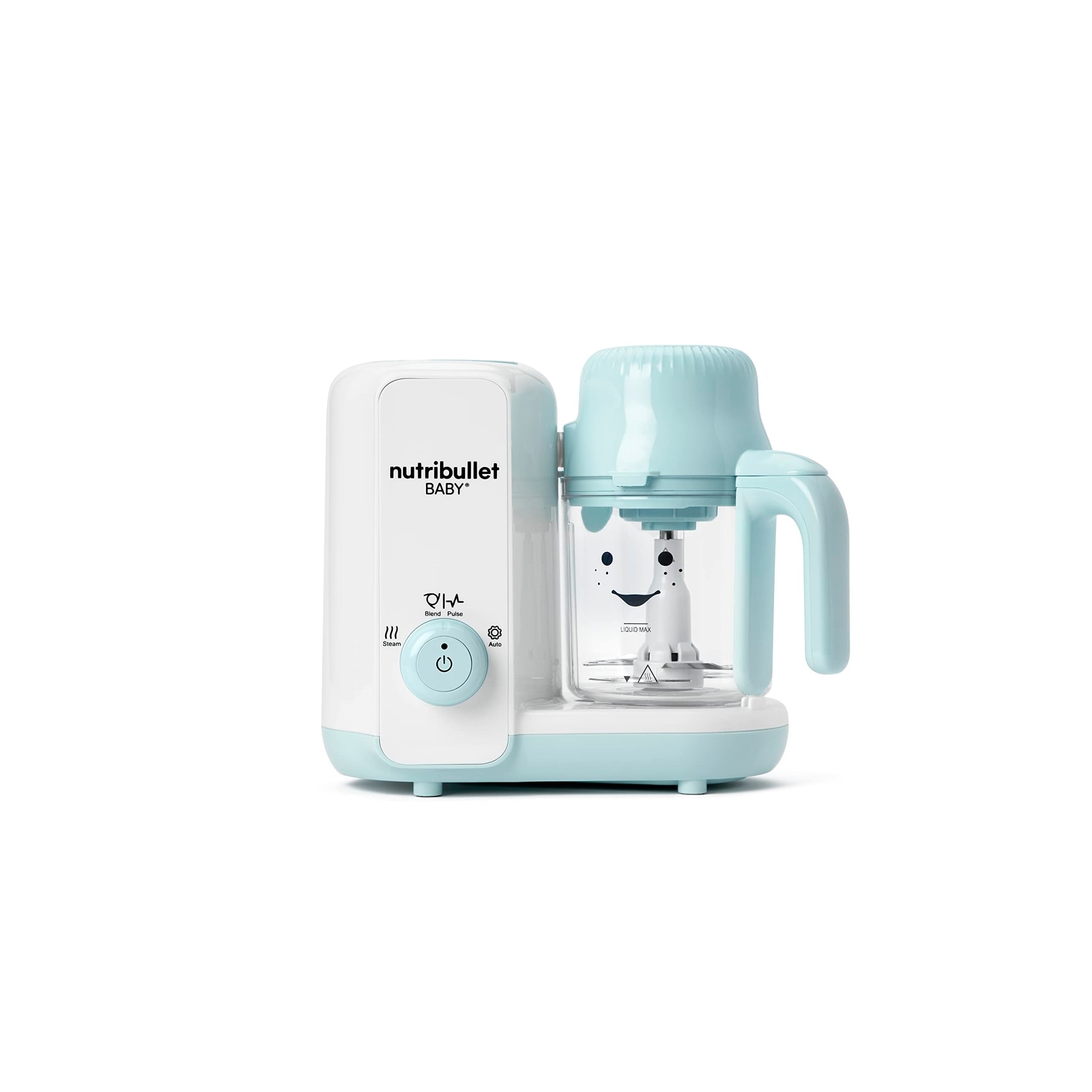 Baby Steam + Blend, White/Blue