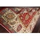 preview thumbnail 16 of 18, Floral Traditional Oriental Kazak Area Rug Wool Hand-knotted Carpet - 5'9" x 9'1"
