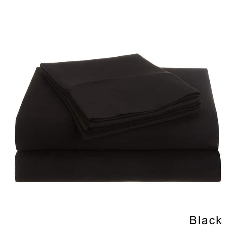 Superior Brushed Microfiber Solid Deep Pocket Sheet Set