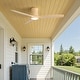 preview thumbnail 71 of 69, Sofucor 52Inch Low Profile Flush Mount Ceiling Fan with LED Light,3‑Blade Quiet Light Combo for Bedroom Kitchen Living Room