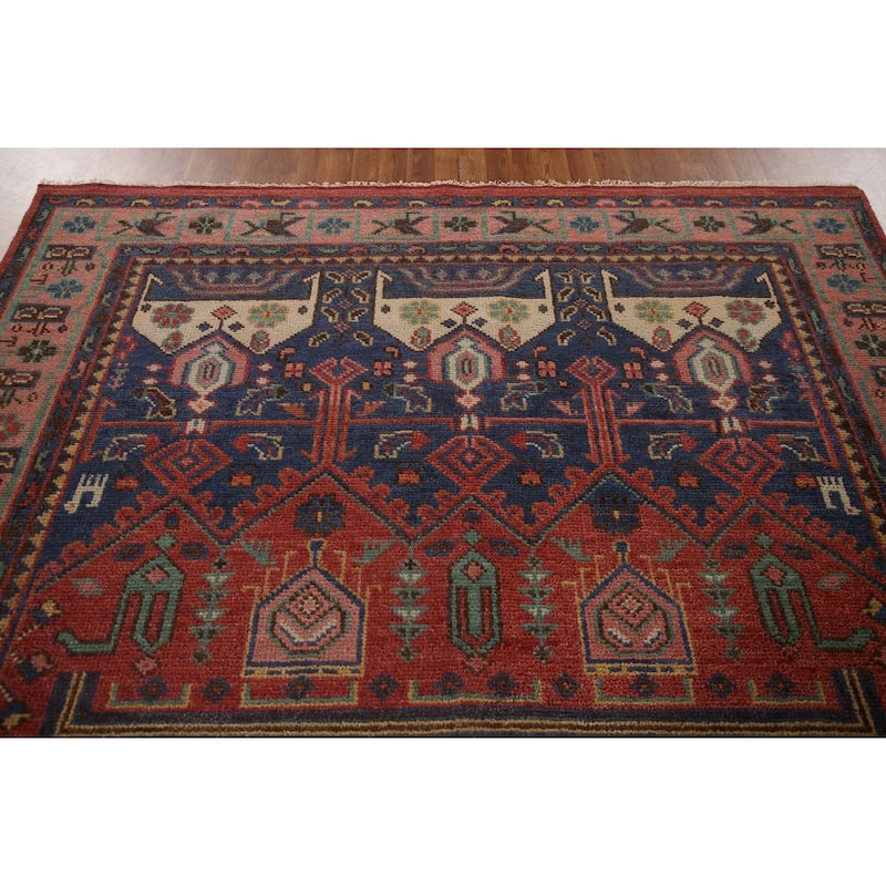 Traditional Sirjan Oriental Area Rug Handmade Wool Carpet - 7'9"x 10'0"