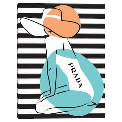 Beach Vogue II Canvas Art Print