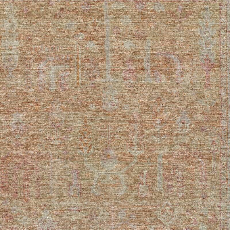 HomeRoots Oriental Traditional Rectangle Outdoor Rug