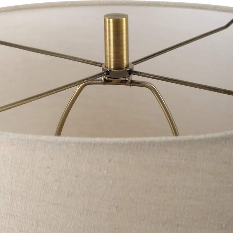 Uttermost Urbino Aged Terracotta Table Lamp - 22.25'' H X 17.5'' W X 17.5'' D