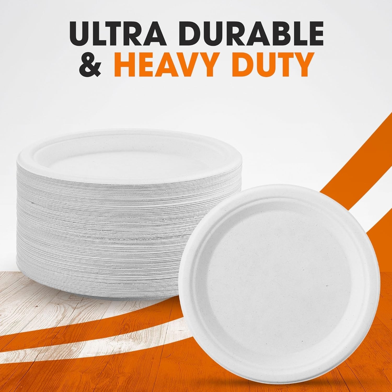Disposable plastic dishes top