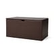 preview thumbnail 42 of 73, Glitzhome 140 Gallon Outdoor Patio Oversize Storage Bench Wicker Table Deck Box
