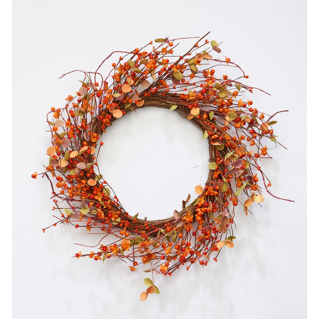 22" Bittersweet Berry Wreath