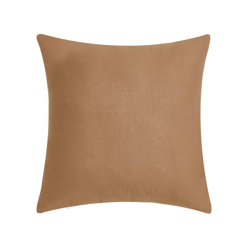 Valencia 20" Square Quilted Decorative Throw Pillow