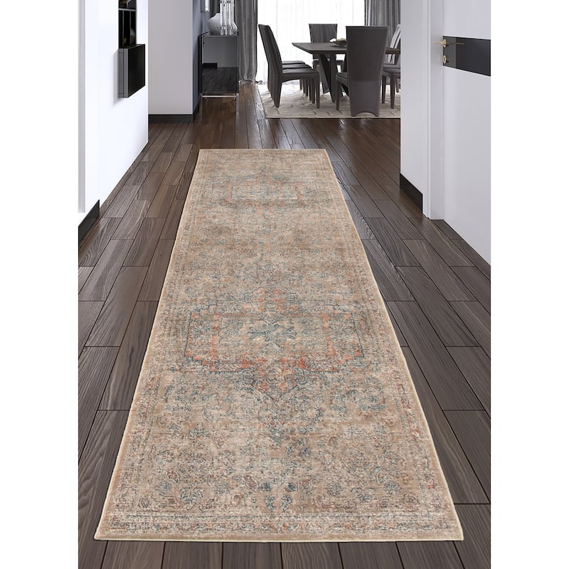 ECARPETGALLERY Bahama Heriz Transitional Rug