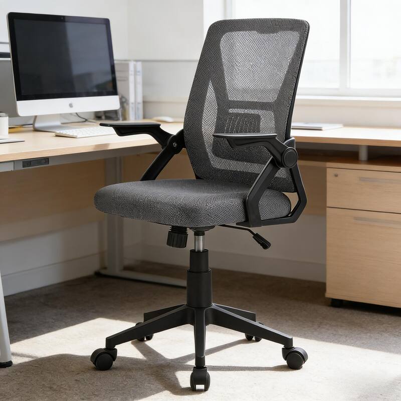 Javlergo Office Mesh Chair Computer Chair with Armrests and Lumbar Support Desk Chair