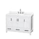 Option White, Chrome Trim, Giotto Quartz Top
