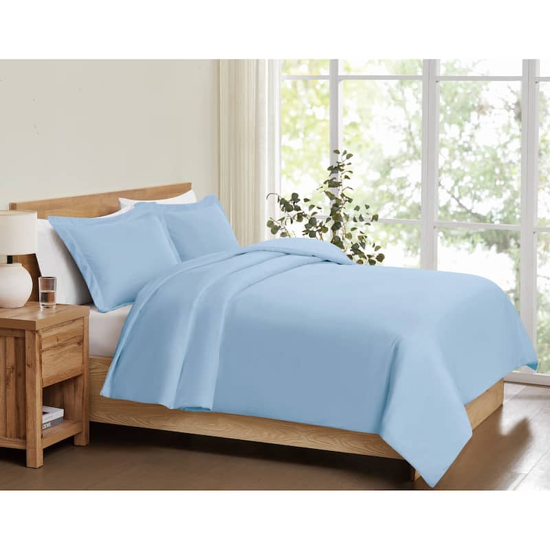 Truly Soft Everyday Solid 3 Piece Duvet Cover Set