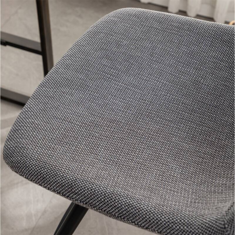Fabric Kitchen Counter Height Stools (Set of 2)