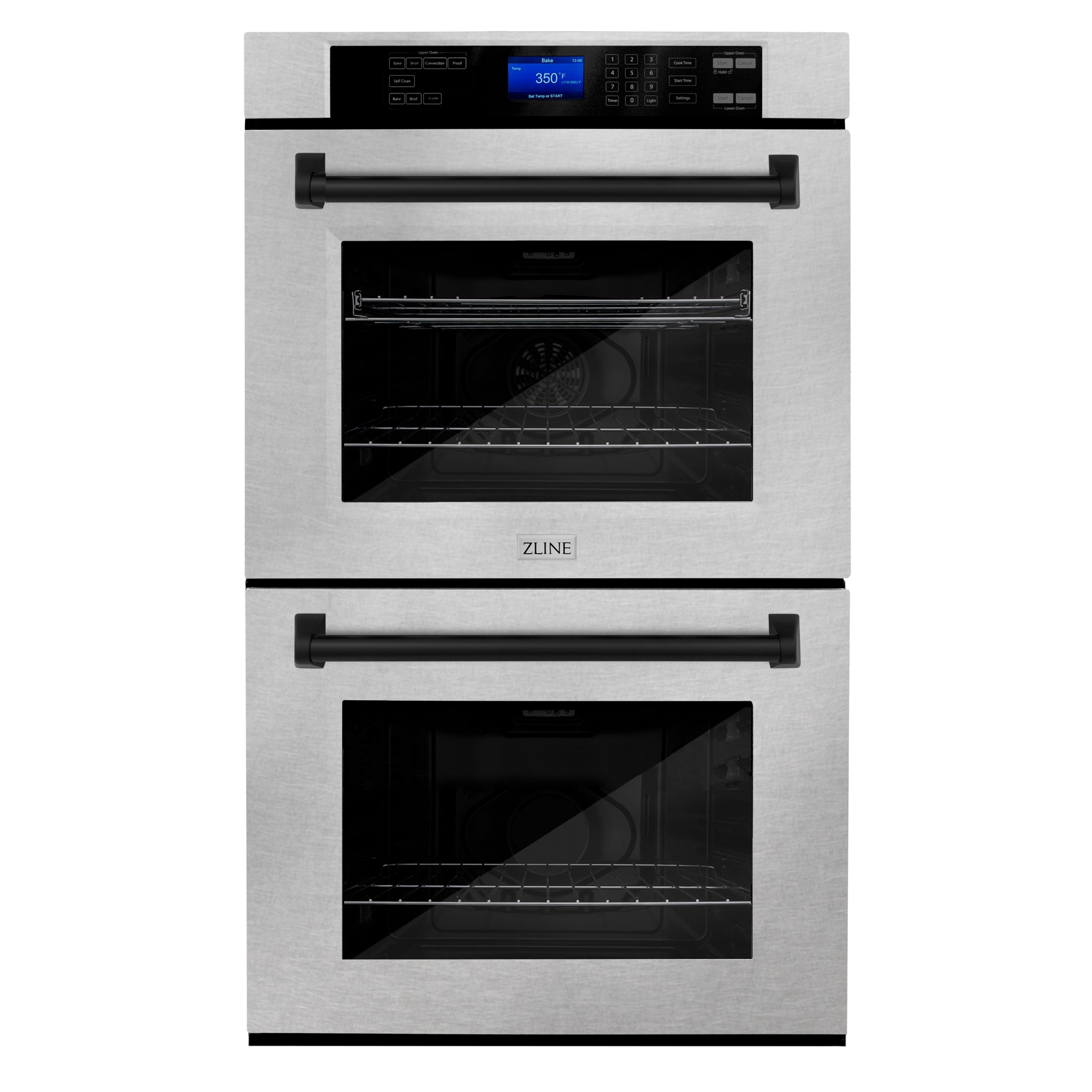 Zline Kitchen and Bath ZLINE 30" Autograph Edition Double Wall Oven with Self Clean and True Convection in Fingerprint Resistant Stainless Steel