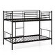 preview thumbnail 1 of 15, Costway Metal Twin Over Twin Bunk Bed with Built-in Ladder Safety