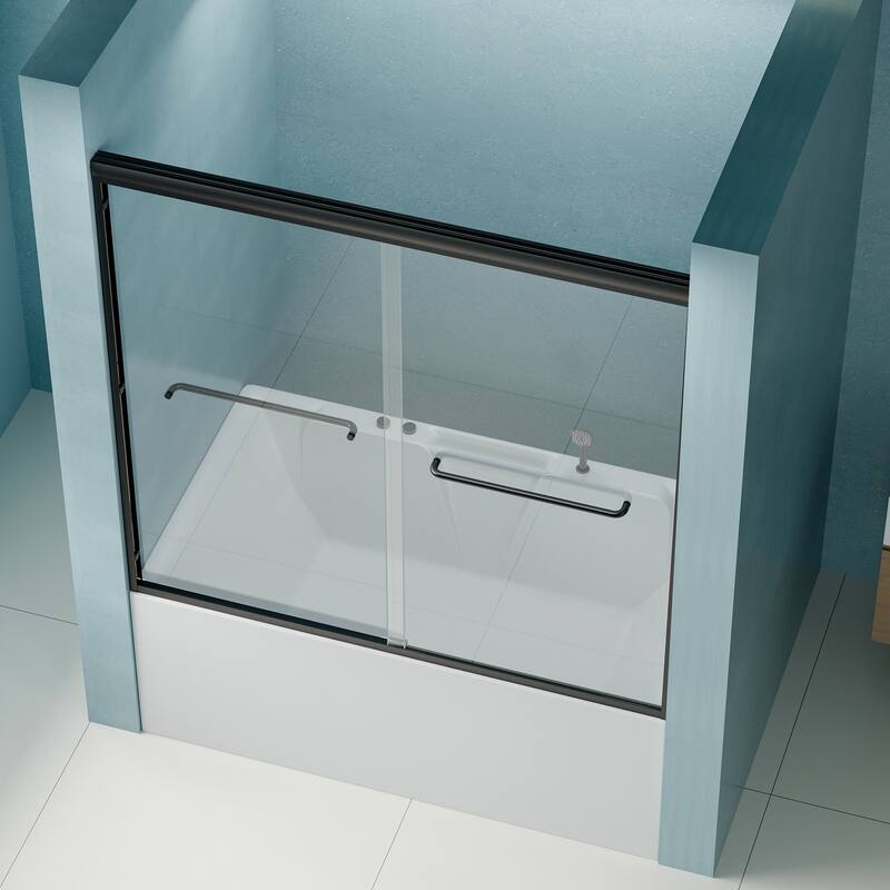 Double Sliding Bathtub Shower Door